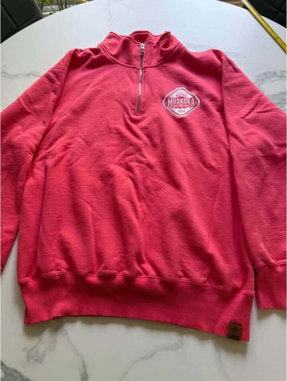Muskoka Bear Wear coral XXL woman’s half zip